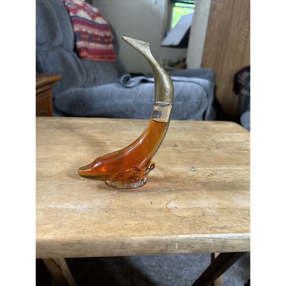 Avon Other - AVON - Vintage Dolphin bottle w/BIRD OF PARADISE cologne 1.5 oz Dolphin Mini0
